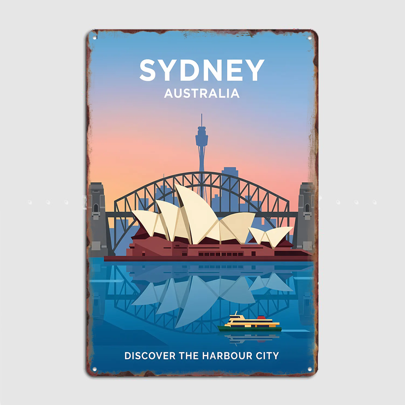 Home Bar Sydney - Постеры с видами на оперный театр