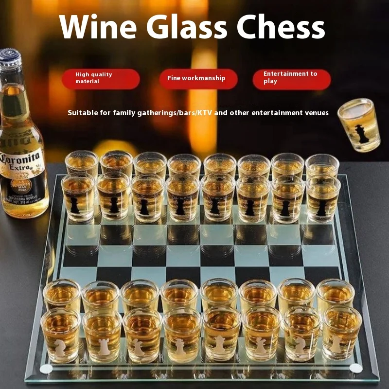 Home Bar Set - Прозрачный стеклянный набор бокалов для вина,
