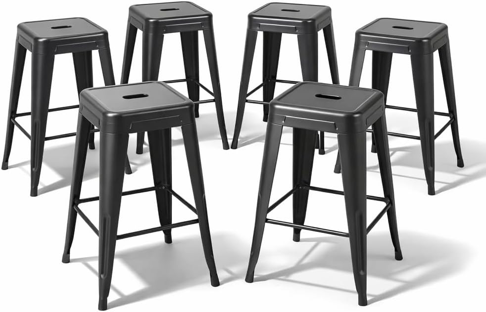 Home Bar Seating - Набор из 6 высоких стульев для