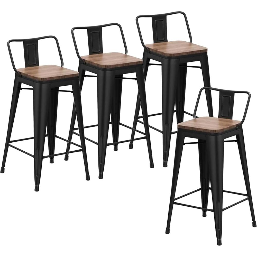 Home Bar And Counter - Набор из 4-х барных стульев высотой