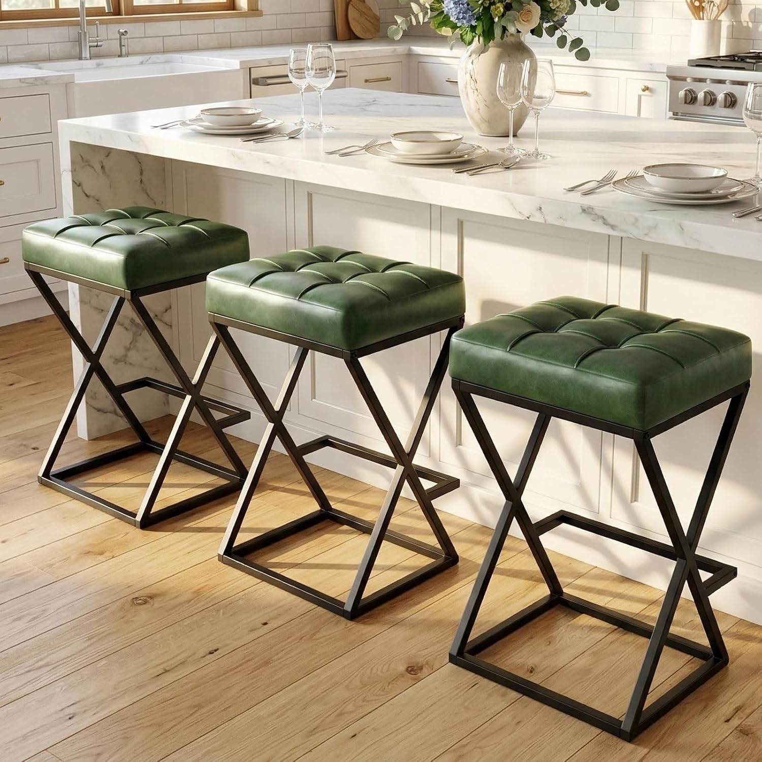 Home Bar Seating - Современные вращающиеся барные стулья, набор из