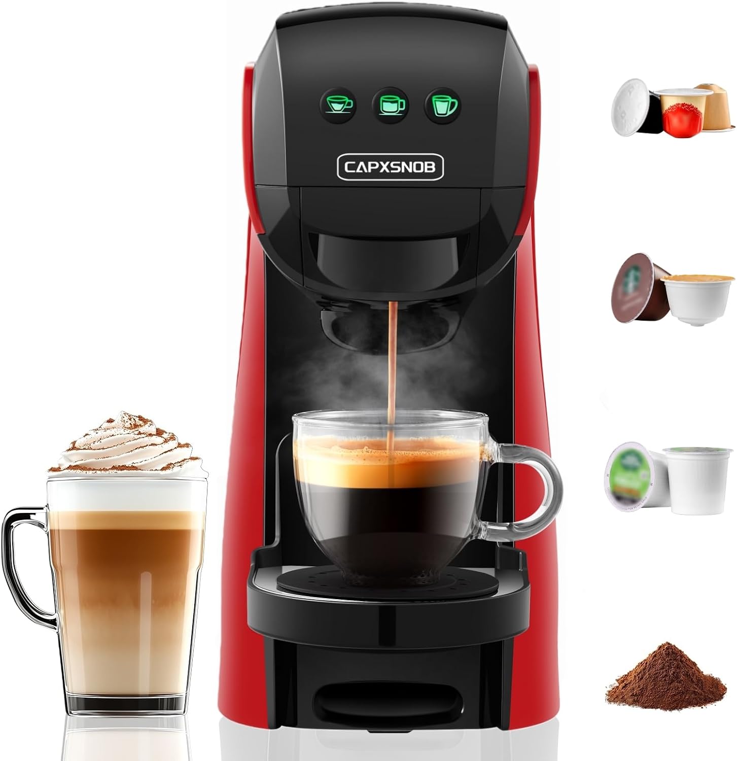 Home Bar And Coffee - Кофемашина 4-в-1 для приготовления кофе и