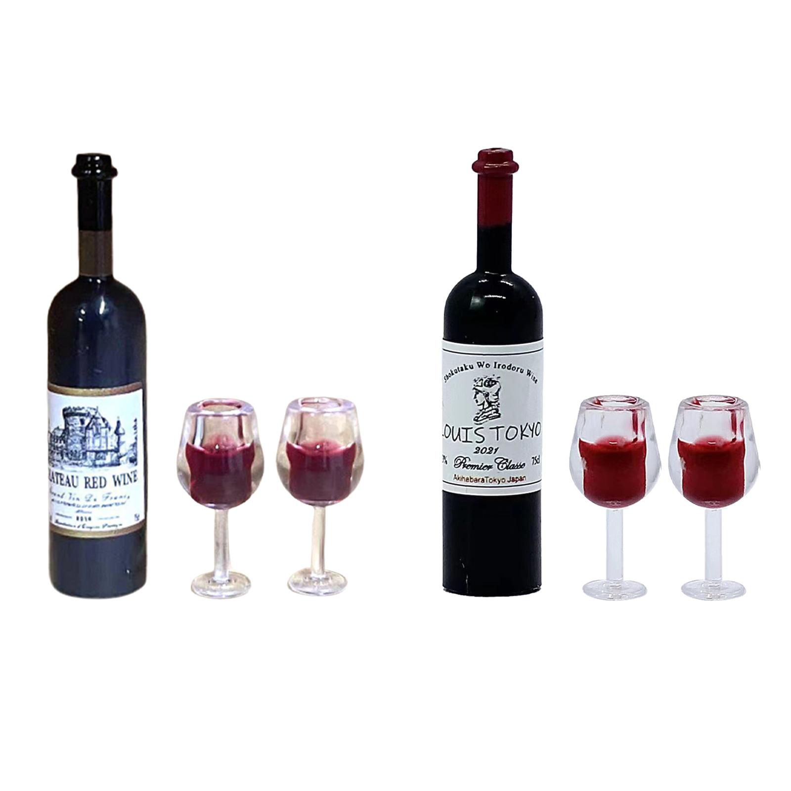 Home Bar Supplies - 1/12 весы, кукольный домик, бутылки вина,