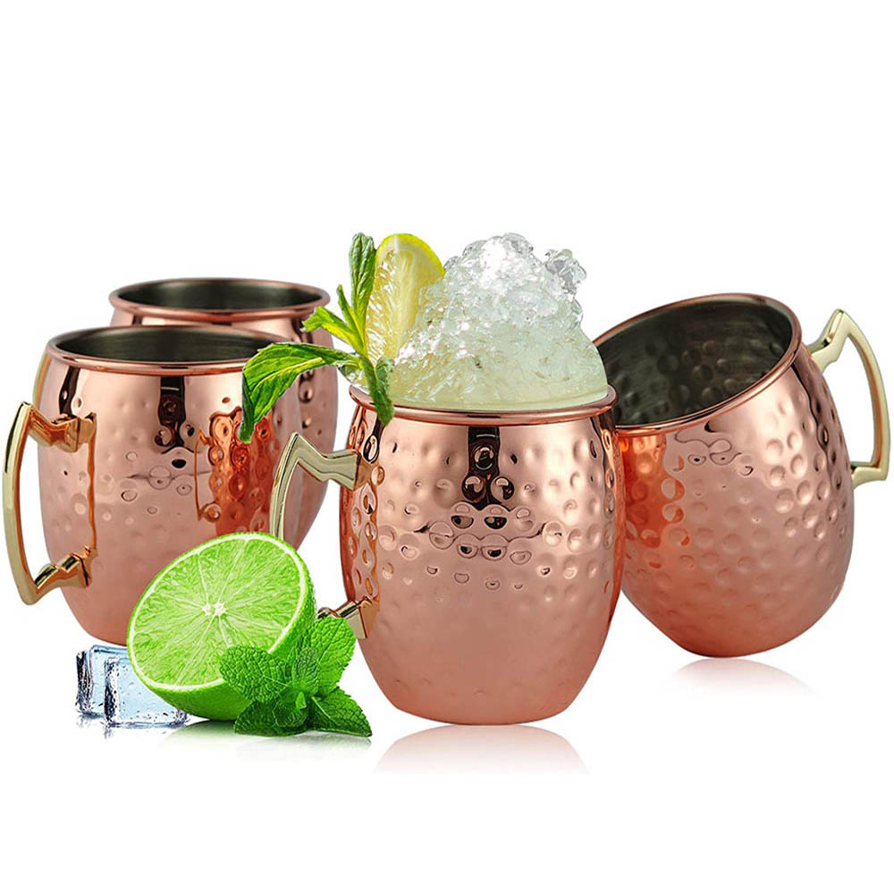 2 шт., 100% ручная работа, 18  – обзор и цена Mule Copper Mug