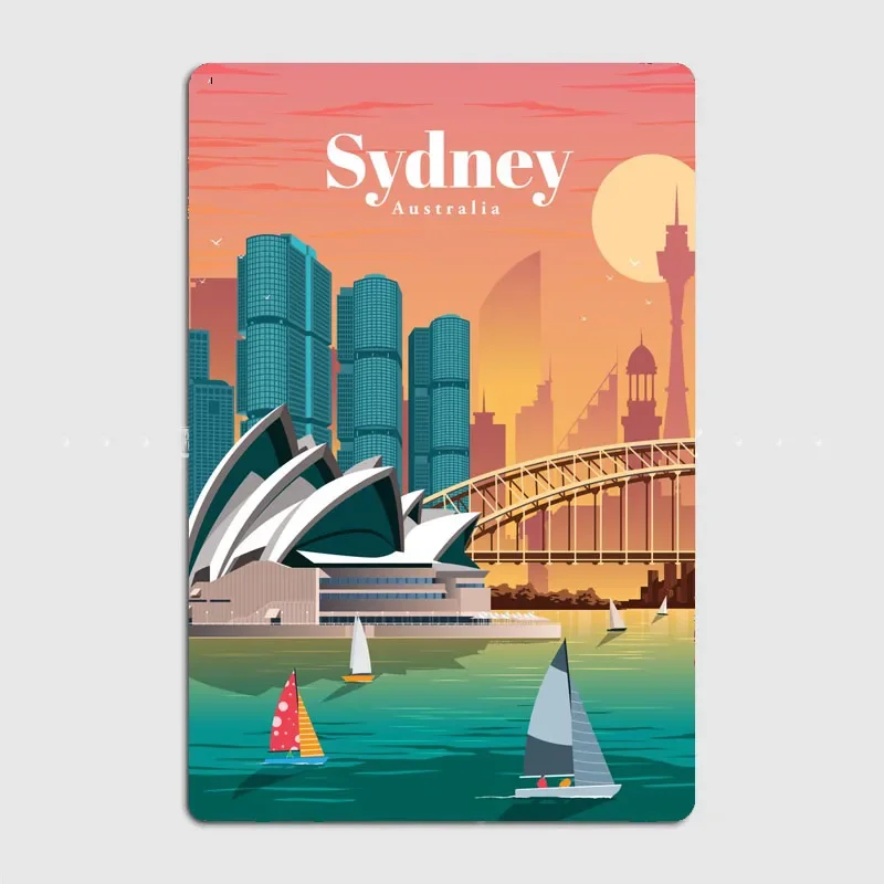 Винтажный металлический постер – обзор и цена Home Bar Sydney