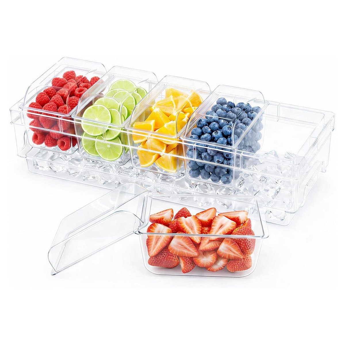 Контейнеры для охлажденных соу – обзор и цена Garnish Tray Set