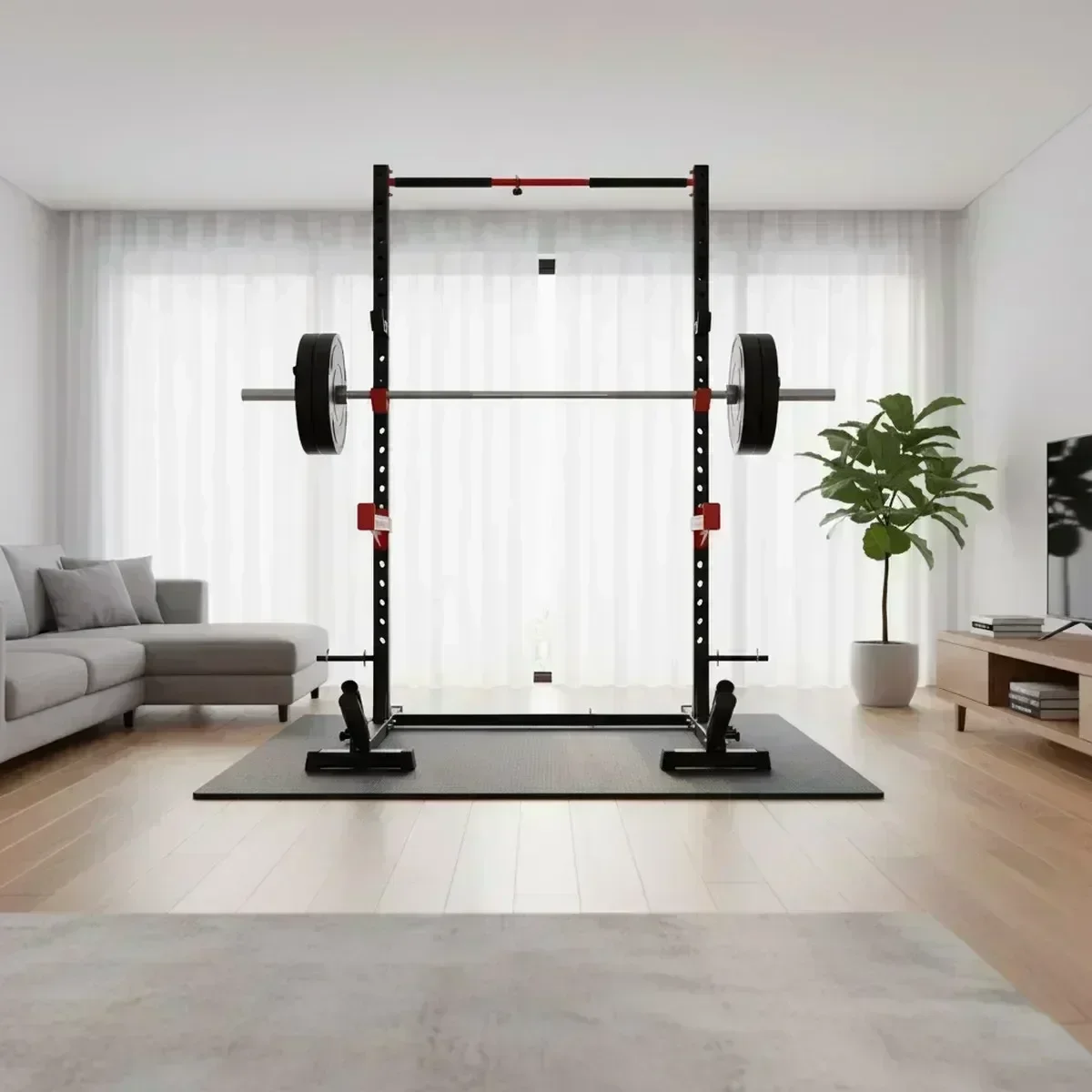 Регулируемая стойка для присед – обзор и цена Home Bar And Gym