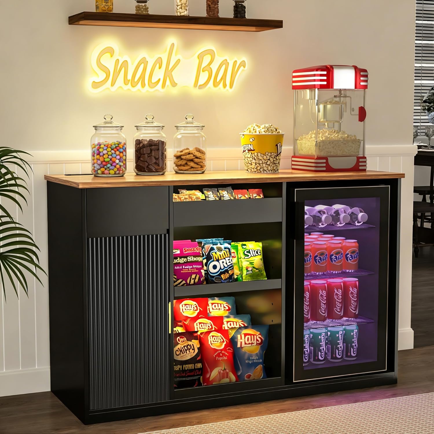 Шкаф-витрина для закусок с хол – обзор и цена Home Bar And Fridge
