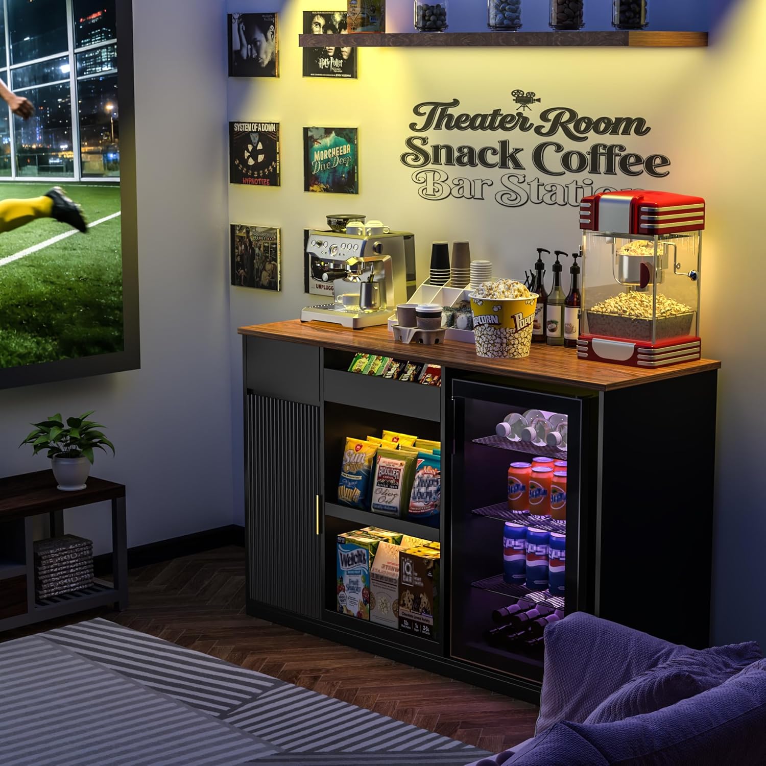 Шкаф-витрина для закусок с хол – обзор и цена Home Bar And Fridge