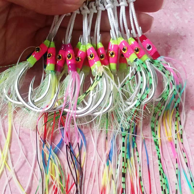 10 пар рыболовных крючков, при – обзор и цена Jigger Double Sided